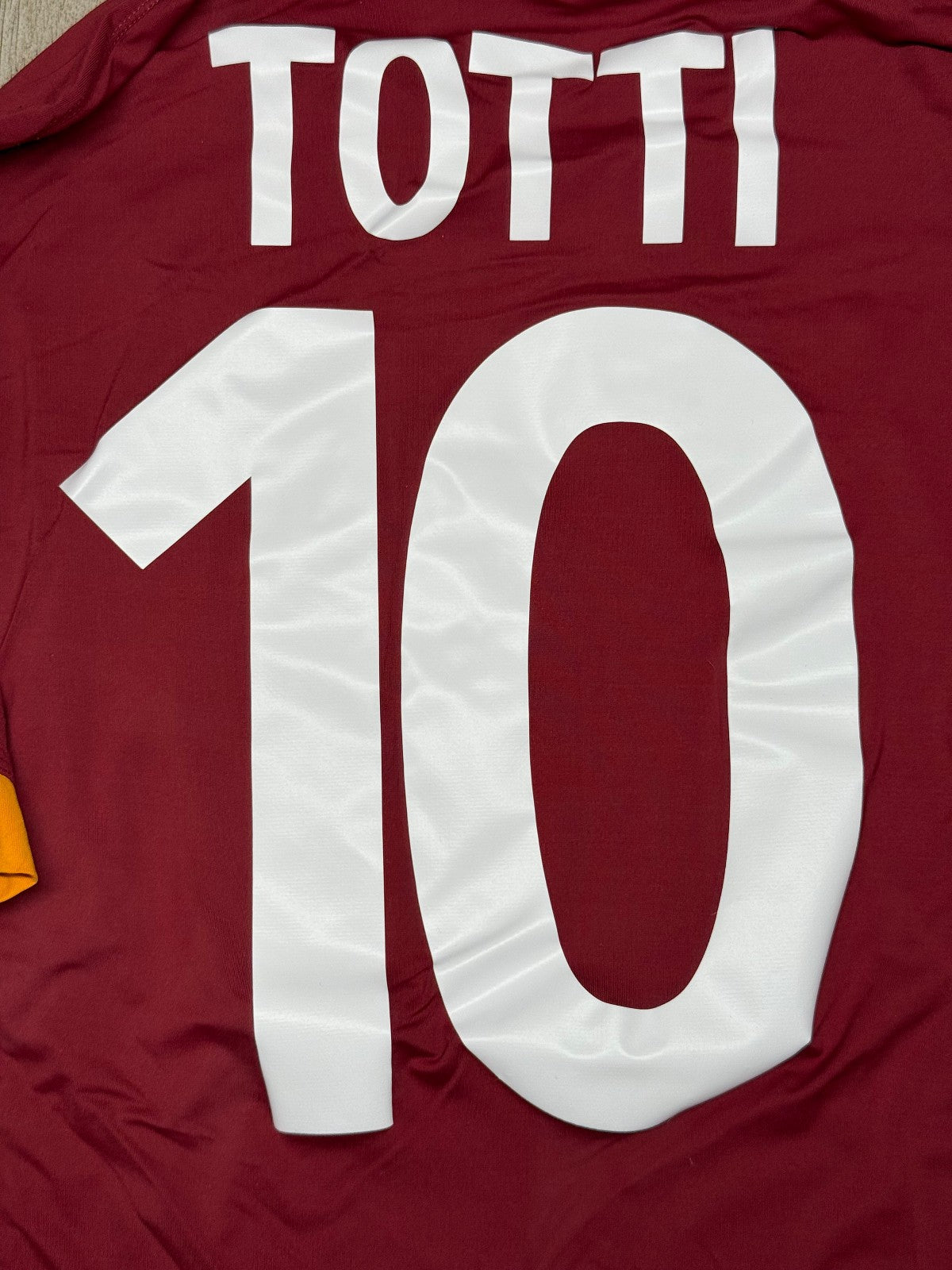 maglia calcio AS Roma vintage Totti Finale TIM CUP 26 Maggio 2013 Wind Home M