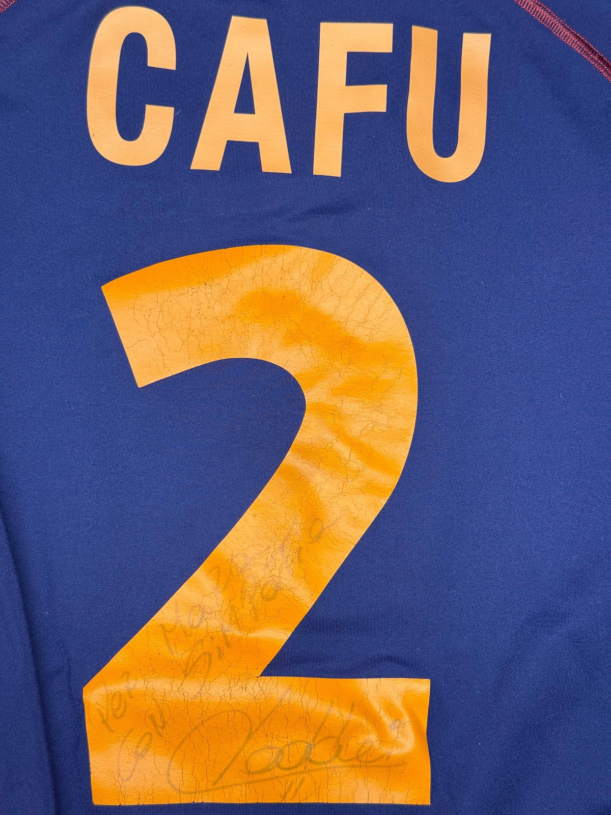 maglia calcio vintage AS Roma CAFU scudetto 2001 2002 INA ASSITALIA L KAPPA