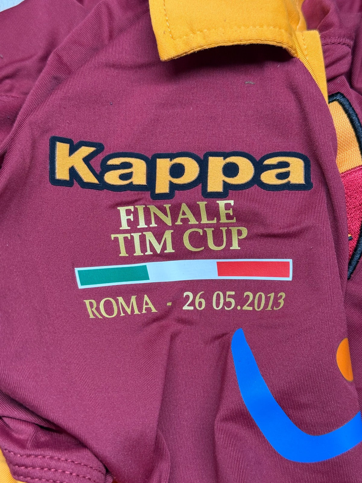 maglia calcio AS Roma vintage Totti Finale TIM CUP 26 Maggio 2013 Wind Home M