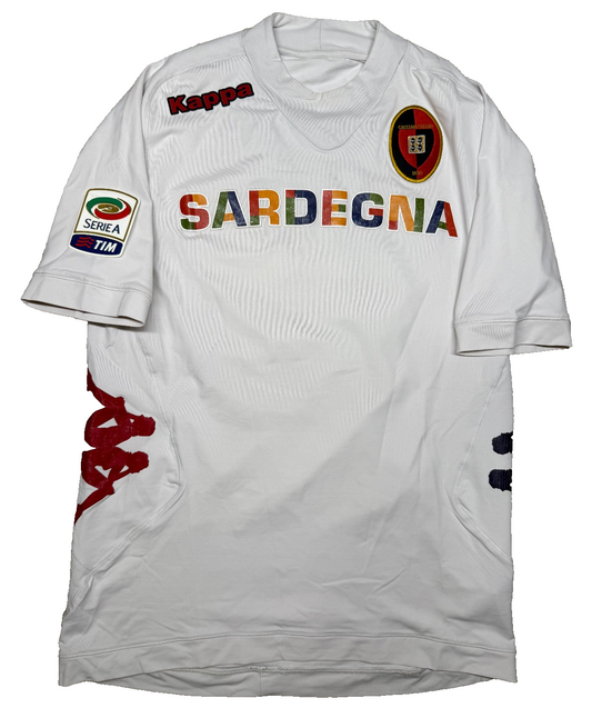 maglia calcio vintage Cagliari ASTORI #13 Kappa 2011 2012 M Sardegna Tirrenia