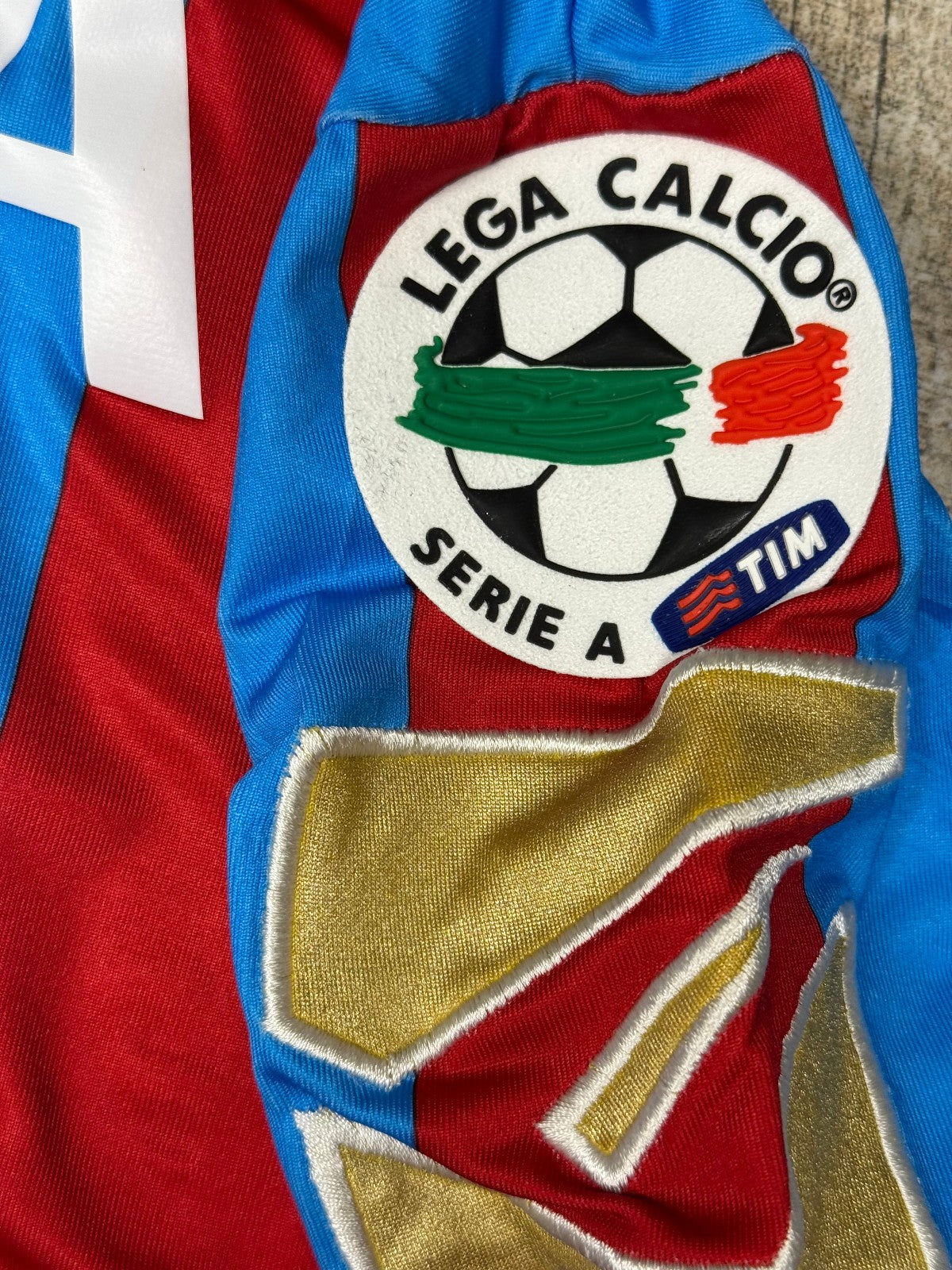 maglia calcio vintage CATANIA MASCARA Legea 2009 2010 Serie A Home L