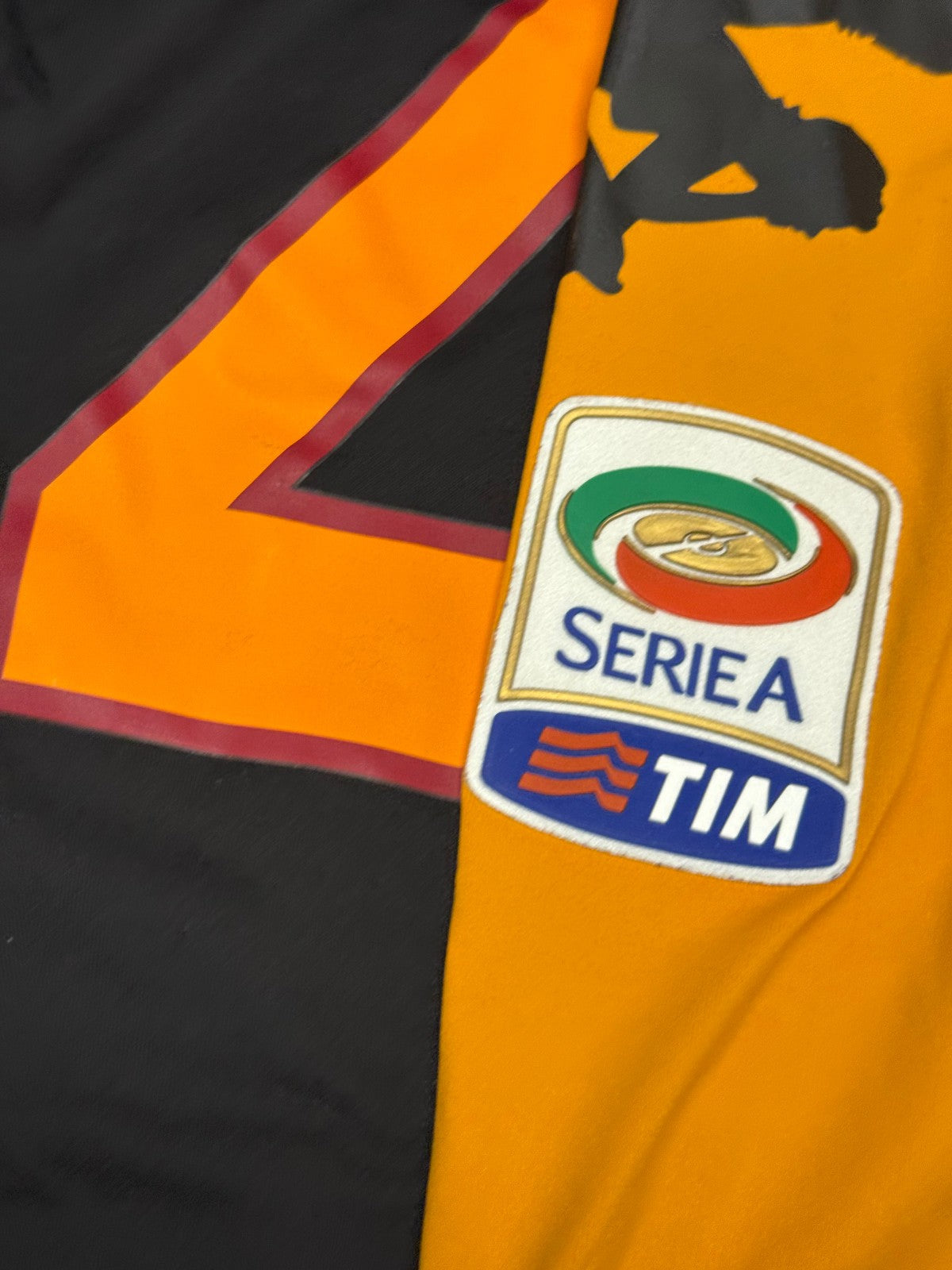 Maglia calcio vintage Roma JUAN Kappa 2010 2011 Wind Serie A XL third