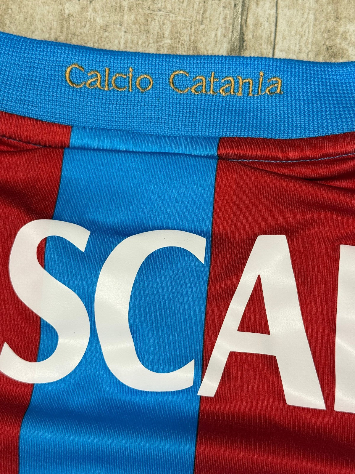 maglia calcio vintage CATANIA MASCARA Legea 2009 2010 Serie A Home L