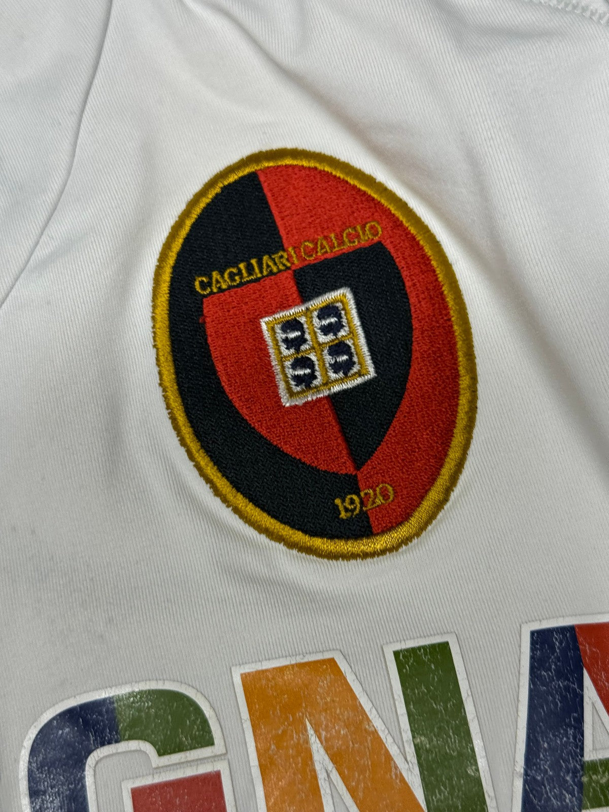 maglia calcio vintage Cagliari ASTORI #13 Kappa 2011 2012 M Sardegna Tirrenia