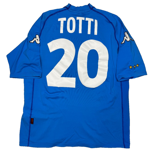 maglia italia Kappa EURO 2000 TOTTI 20 Player version home XL jersey