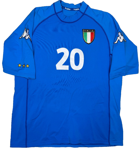 maglia italia Kappa EURO 2000 TOTTI 20 Player version home XL jersey