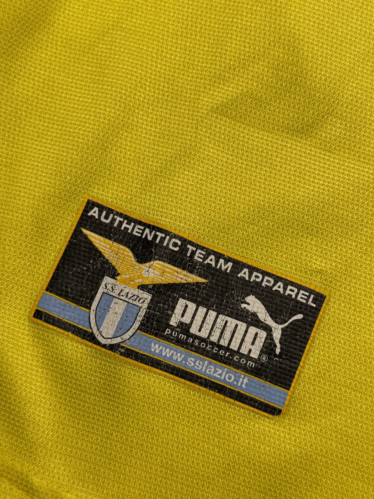 maglia calcio vintage SS Lazio Puma Cirio 2001 2002 CLAUDIO LOPEZ L