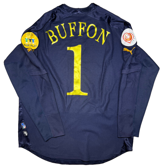 maglia calcio italia BUFFON Euro 2004 Portugal Jersey home XL Puma shirt vintage