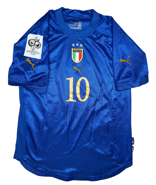 maglia calcio italia TOTTI Euro 2004 Portugal Jersey home L Puma shirt vintage