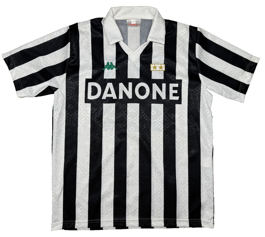 maglia juventus Baggio Roberto Home L 1993-1994 calcio DANONE Kappa jersey worn