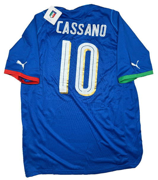 maglia italia Cassano Euro 2013 Europei Jersey home XL player issue Puma shirt