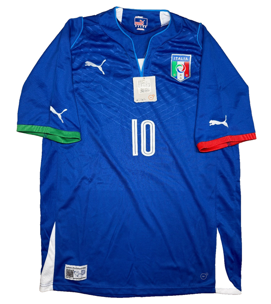 maglia italia Cassano Euro 2013 Europei Jersey home XL player issue Puma shirt