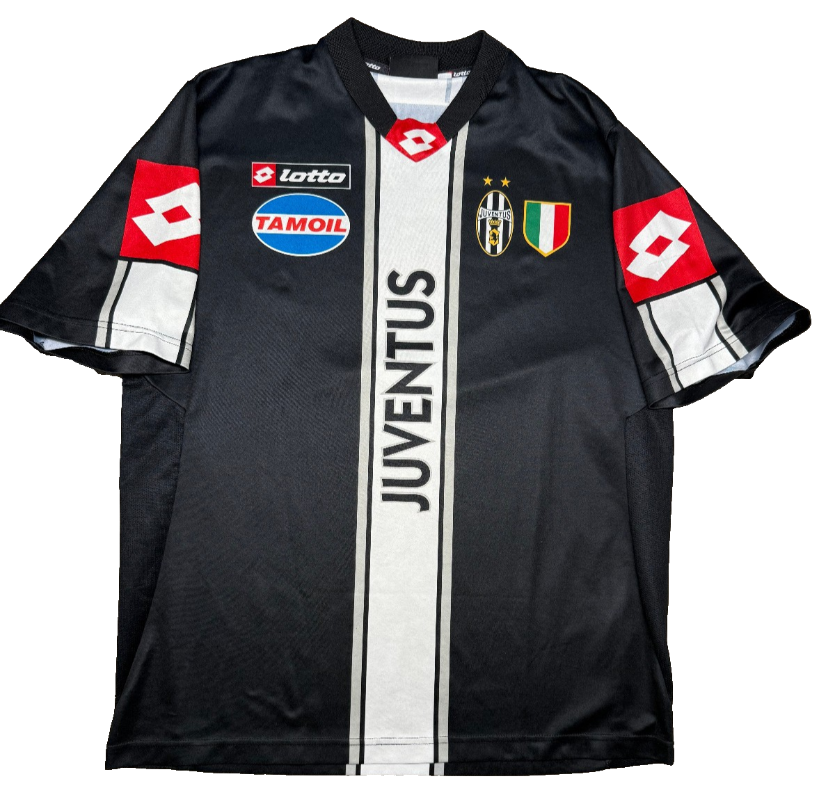 maglia calcio juventus Lotto 2002 2003 L training Worn TAMOIL jersey vintage
