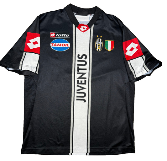 maglia calcio juventus Lotto 2002 2003 L training Worn TAMOIL jersey vintage