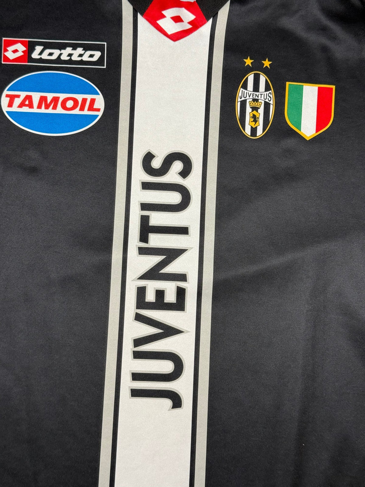maglia calcio juventus Lotto 2002 2003 L training Worn TAMOIL jersey vintage