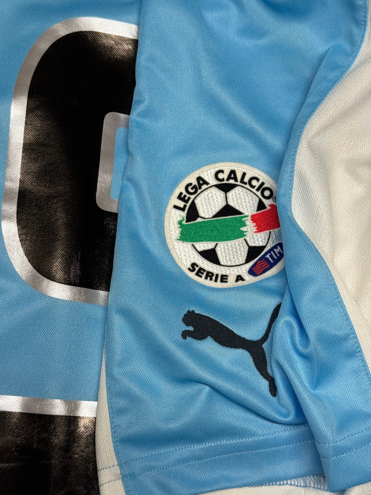 maglia calcio vintage Lazio Di Canio 2004 2005 Coppa Italia Puma Serie A XL