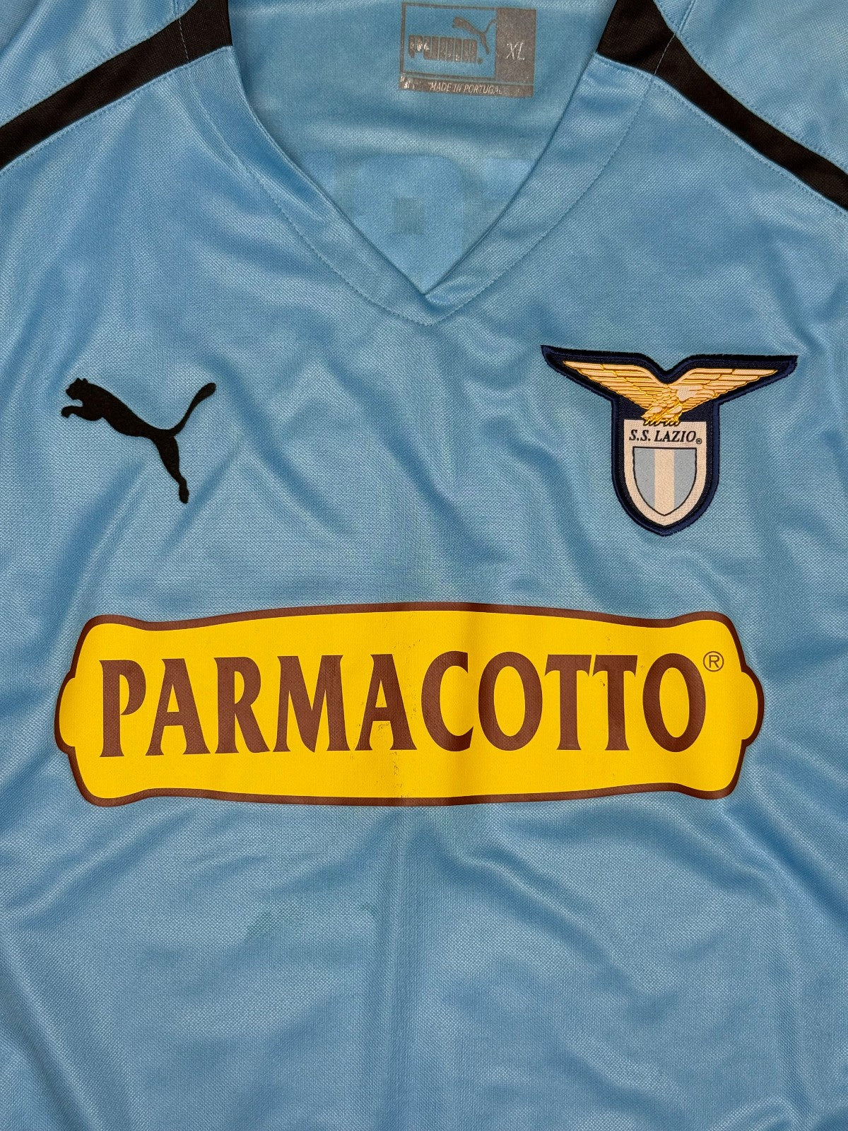 maglia calcio vintage Lazio Di Canio 2004 2005 Coppa Italia Puma Serie A XL