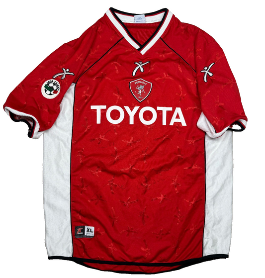maglia calcio vintage Perugia OBODO 2002 2003 Galex  Worn Serie A XL home