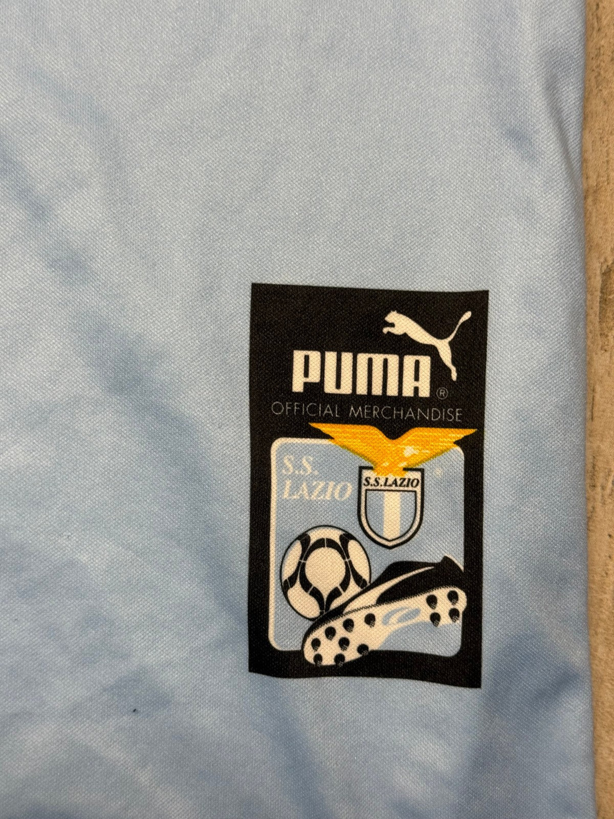 maglia calcio vintage SS Lazio Puma Cirio 1999 2000 Scudetto NEDVED FAN version