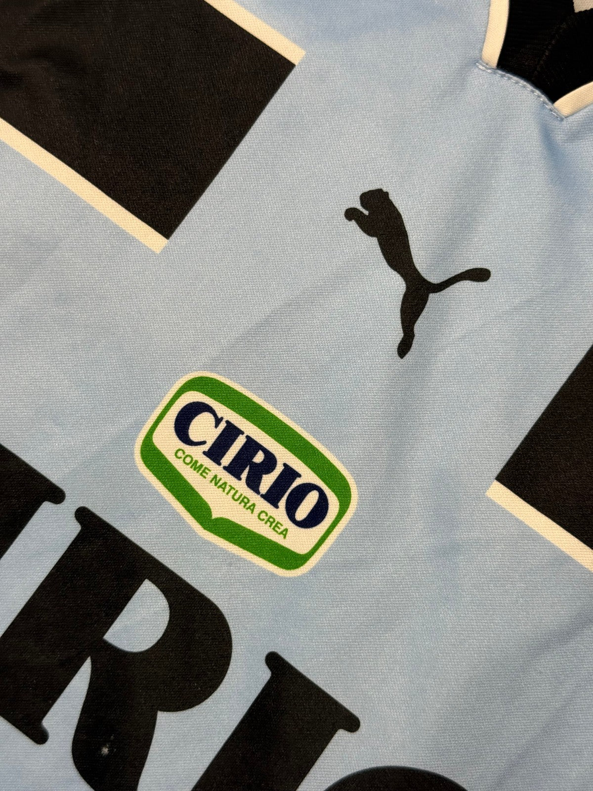 maglia calcio vintage SS Lazio Puma Cirio 1999 2000 Scudetto NEDVED FAN version