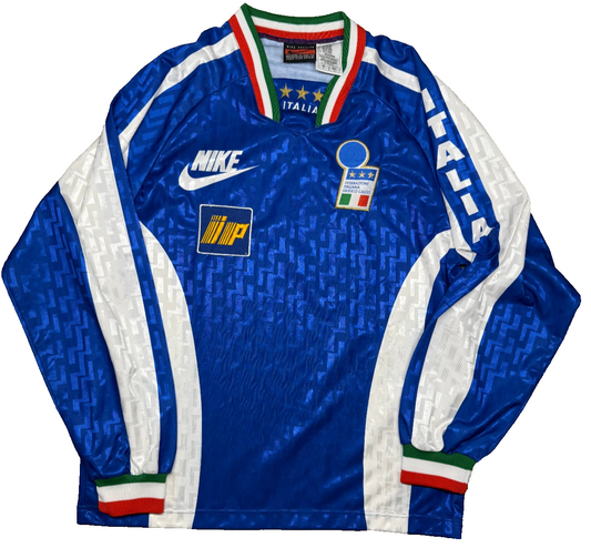 maglia calcio vintage ITALIA FIGC Nike 1998 Baggio Del Piero training shirt