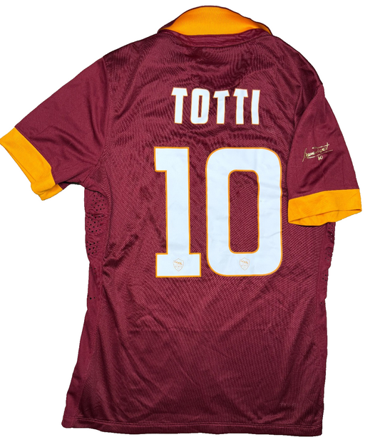 maglia calcio vintage AS Roma player issue TOTTI 2014 2015 Nike authentic