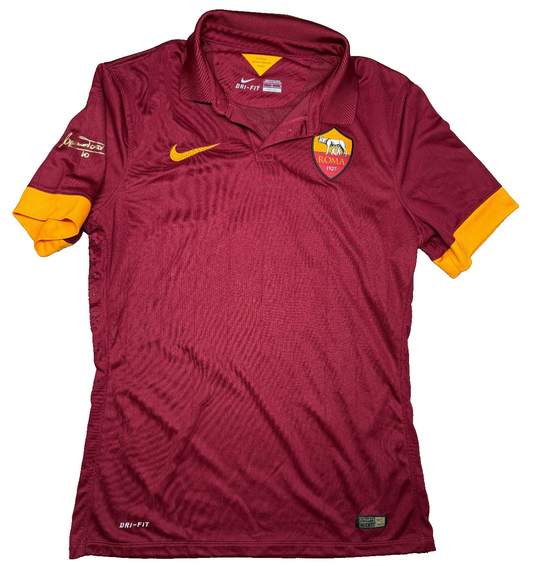 maglia calcio vintage AS Roma player issue TOTTI 2014 2015 Nike authentic