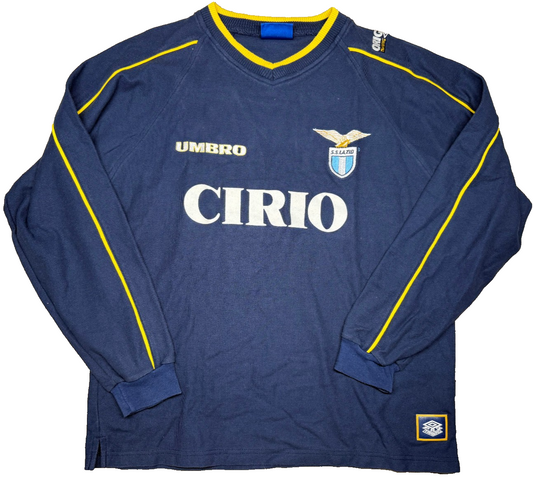 maglia calcio vintage SS Lazio UMBRO scudetto Cirio 1997 training allenamento XL
