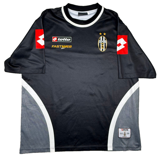 maglia calcio juventus Lotto 2001 2002 L training Worn Fastweb jersey vintage