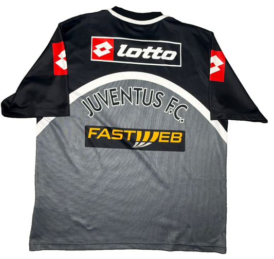 maglia calcio juventus Lotto 2001 2002 L training Worn Fastweb jersey vintage