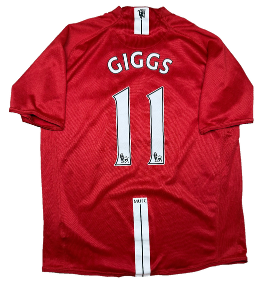 maglia manchester united Giggs #11 2007 2008 AIG L Champions League