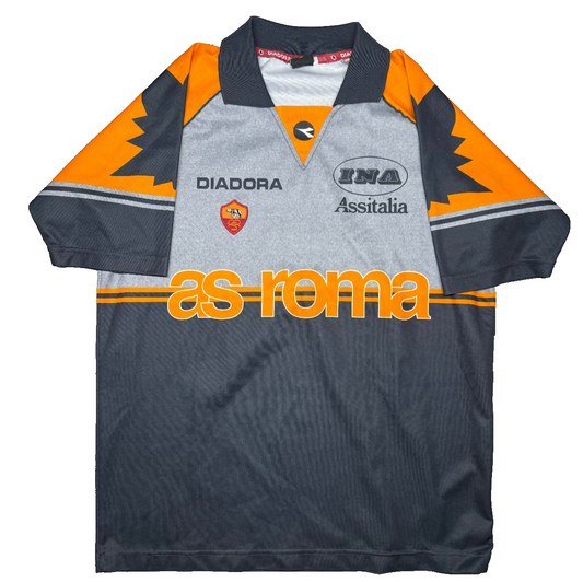Maglia As roma shirt Jersey training Diadora Ina Assitalia 1997 1998 XL TOTTI
