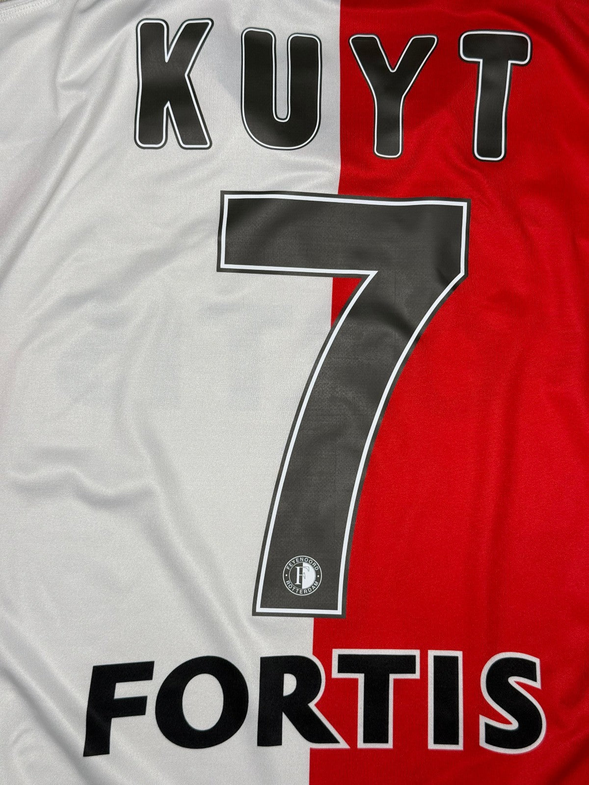 maglia calcio vintage Feyenoord Fortis DIRK KUYT Kappa 2005 2006 home XL