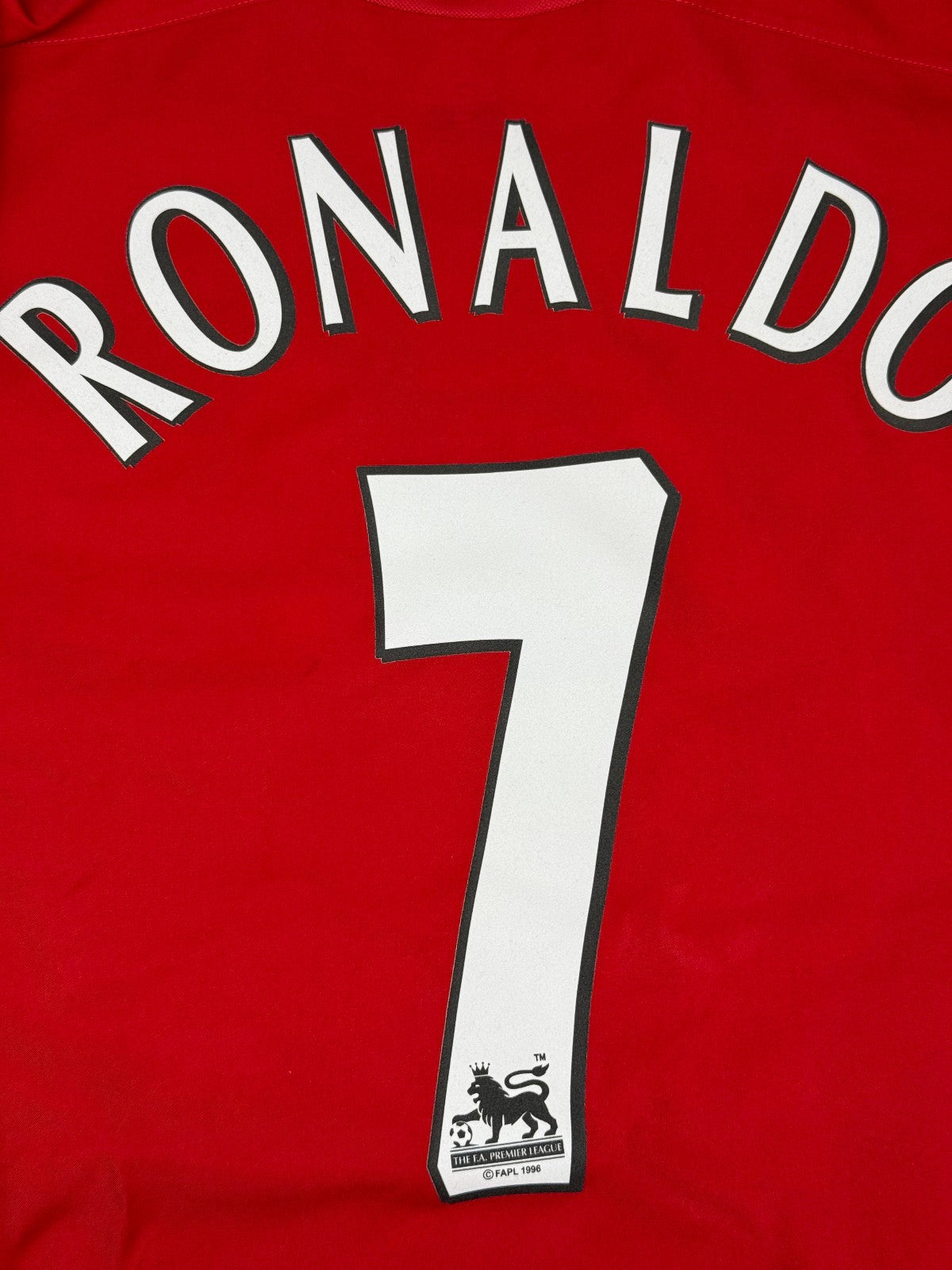 maglia calcio Cristiano Ronaldo manchester united 2002 2003 Vodafone CR7 XL