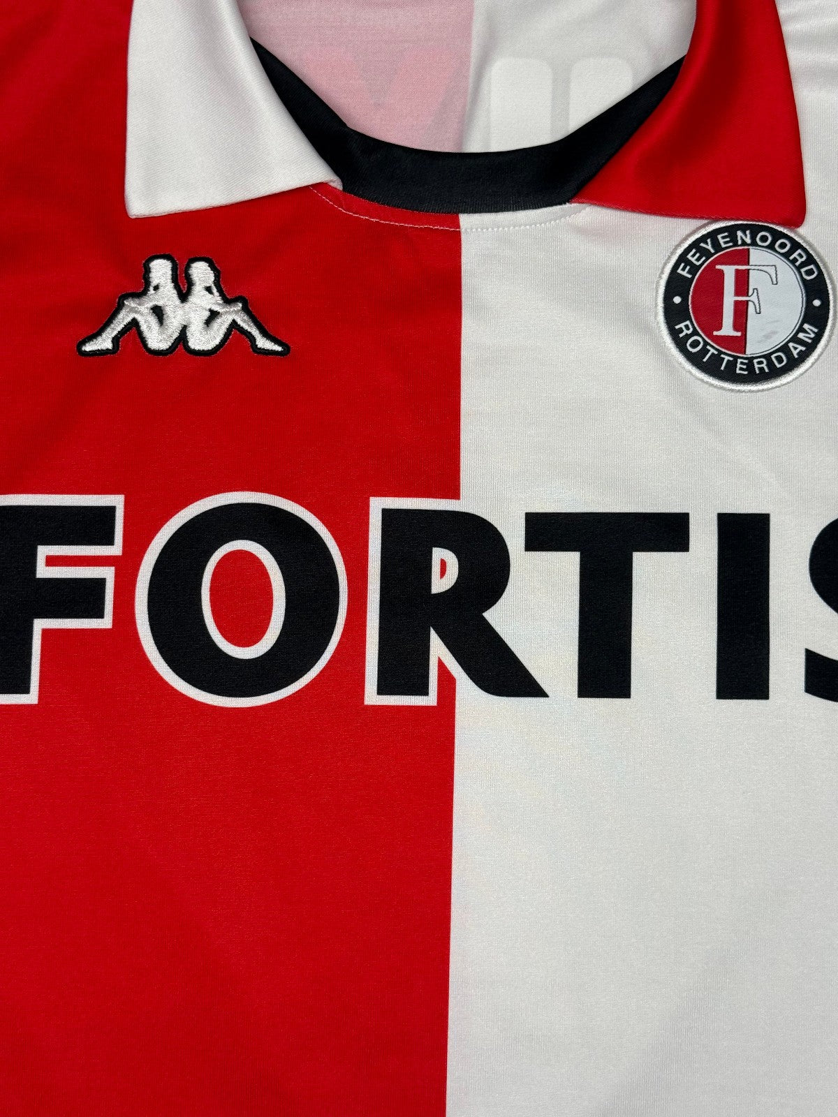 maglia calcio vintage Feyenoord Fortis DIRK KUYT Kappa 2005 2006 home XL