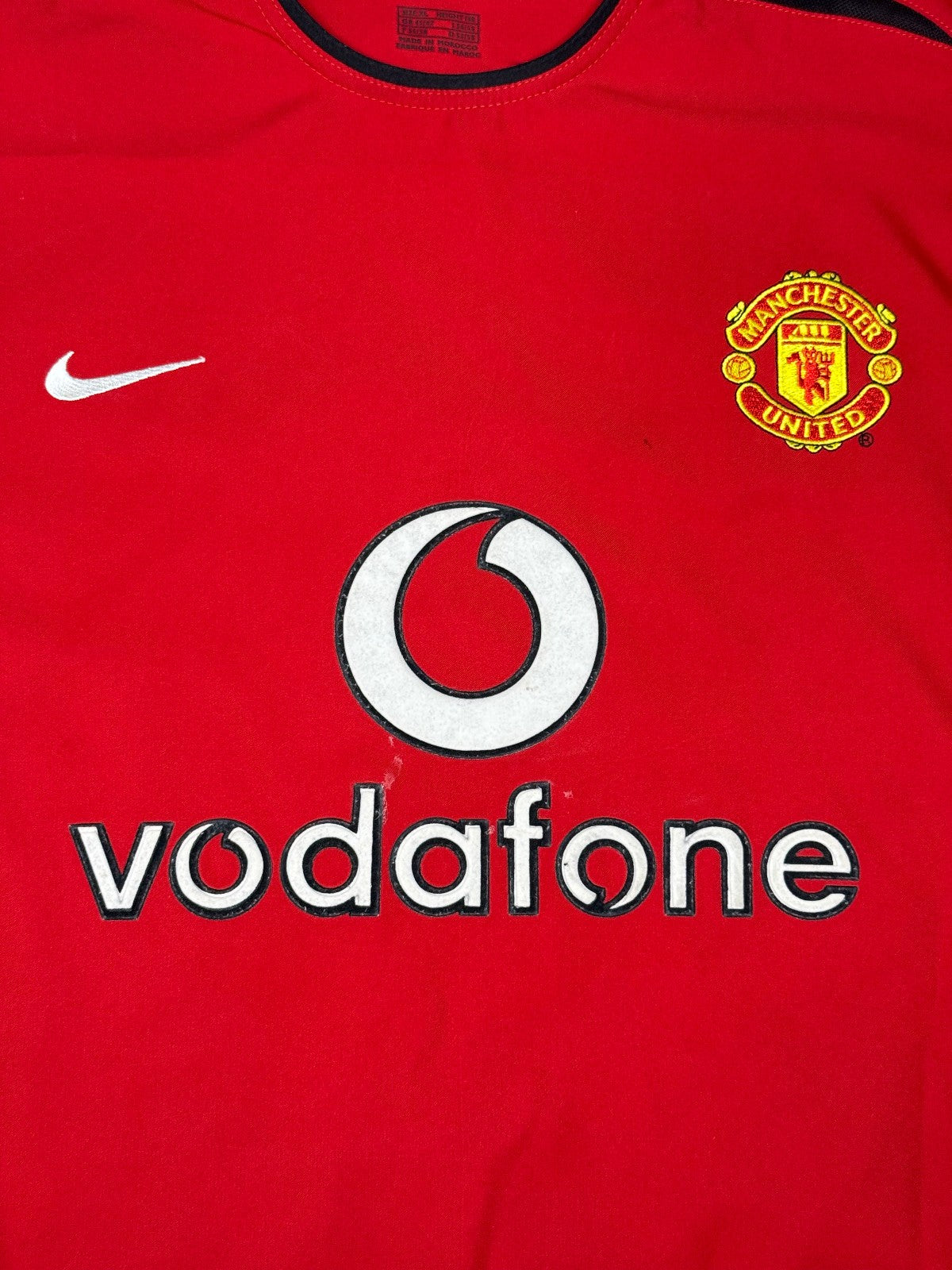 maglia calcio Cristiano Ronaldo manchester united 2002 2003 Vodafone CR7 XL