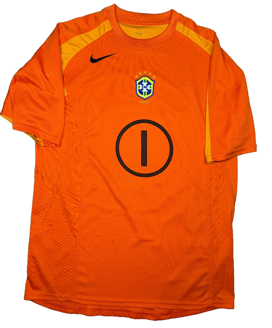 maglia calcio vintage Brasile DIDA goalkeeper Brazil Nike 2004 World Cup L