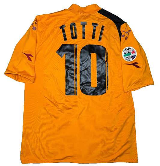 maglia calcio vintage AS Roma Totti DIADORA 2005 2006 third shirt XL