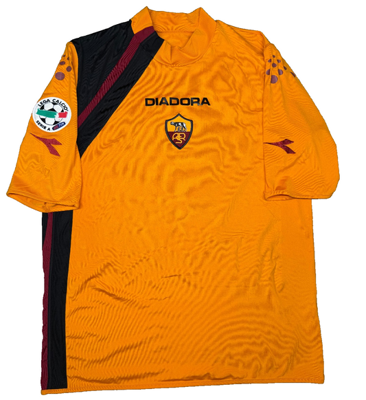maglia calcio vintage AS Roma Totti DIADORA 2005 2006 third shirt XL