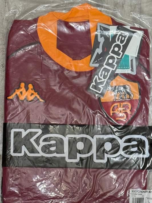 maglia calcio roma totti 2002-03 Home Serie A MAZDA Kappa vintage *NUOVA* L
