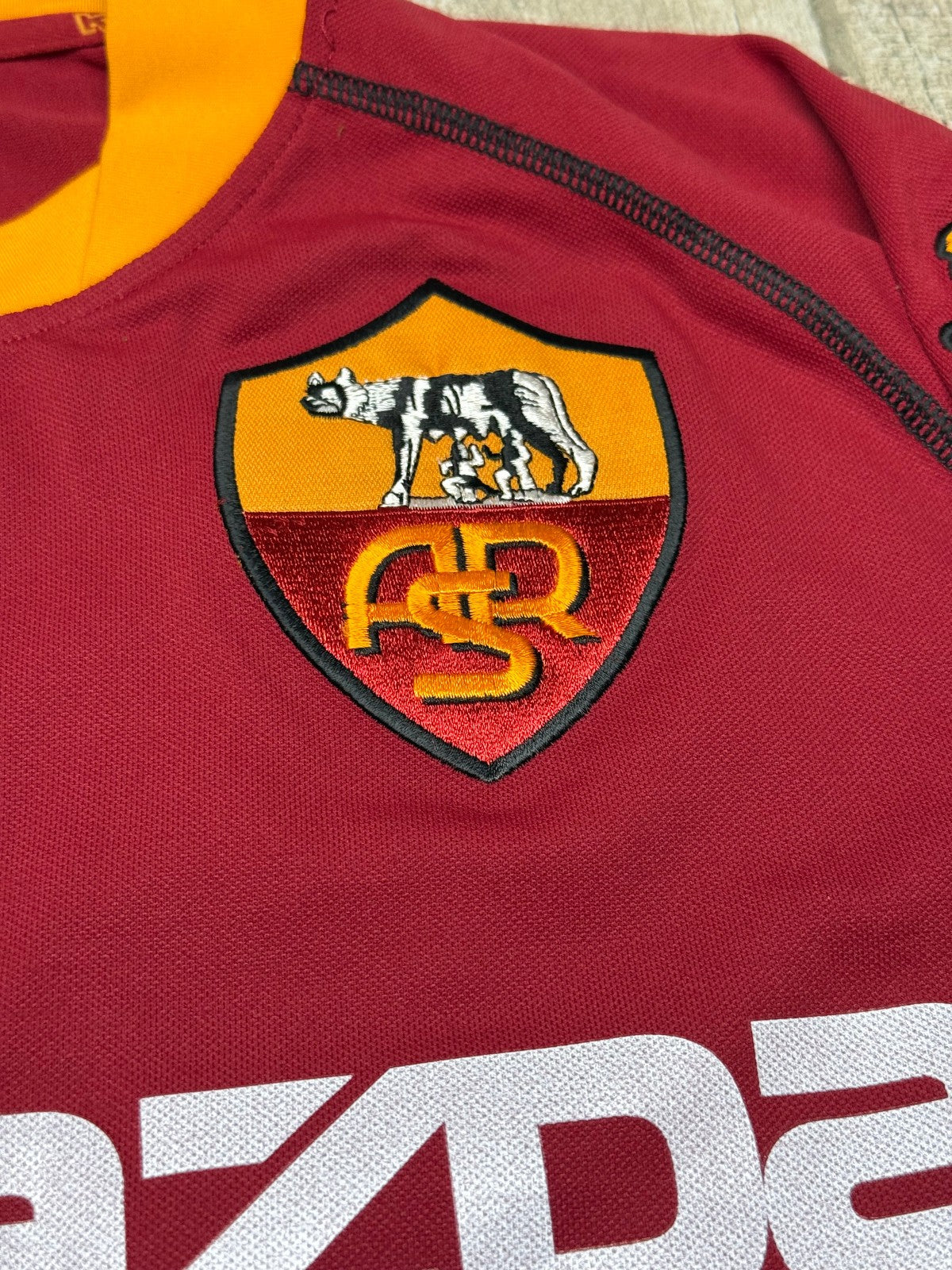 maglia calcio vintage Roma TOTTI 2002 2003 Serie A shirt jersey Mazda XXL