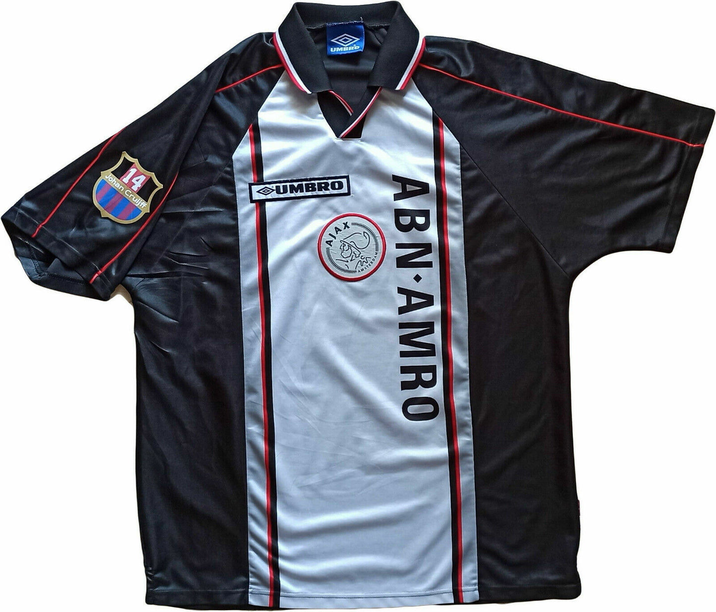maglia cruijff DE BOER Ajax Umbro Home Final Celebrative match shirt jersey XL