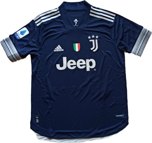 maglia match worn Juventus RONALDO CR7 2020 2021 Adidas Adizero taglia 7 Away
