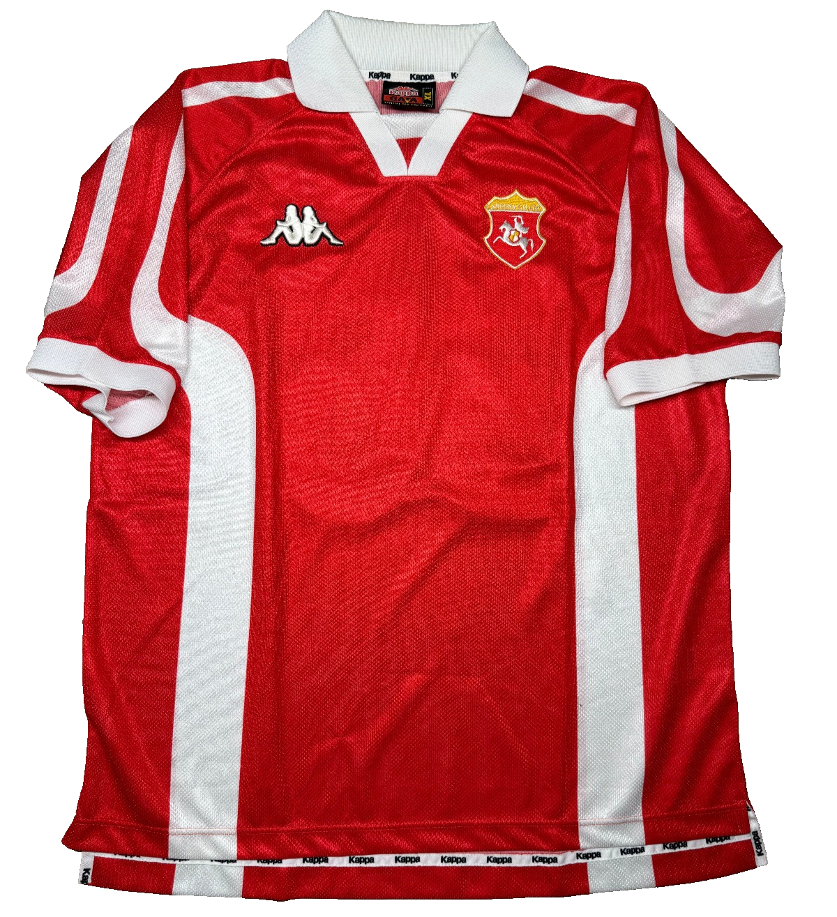 maglia calcio vintage ANCONA Serie B FLACHI #38 1997 1998 home KAPPA
