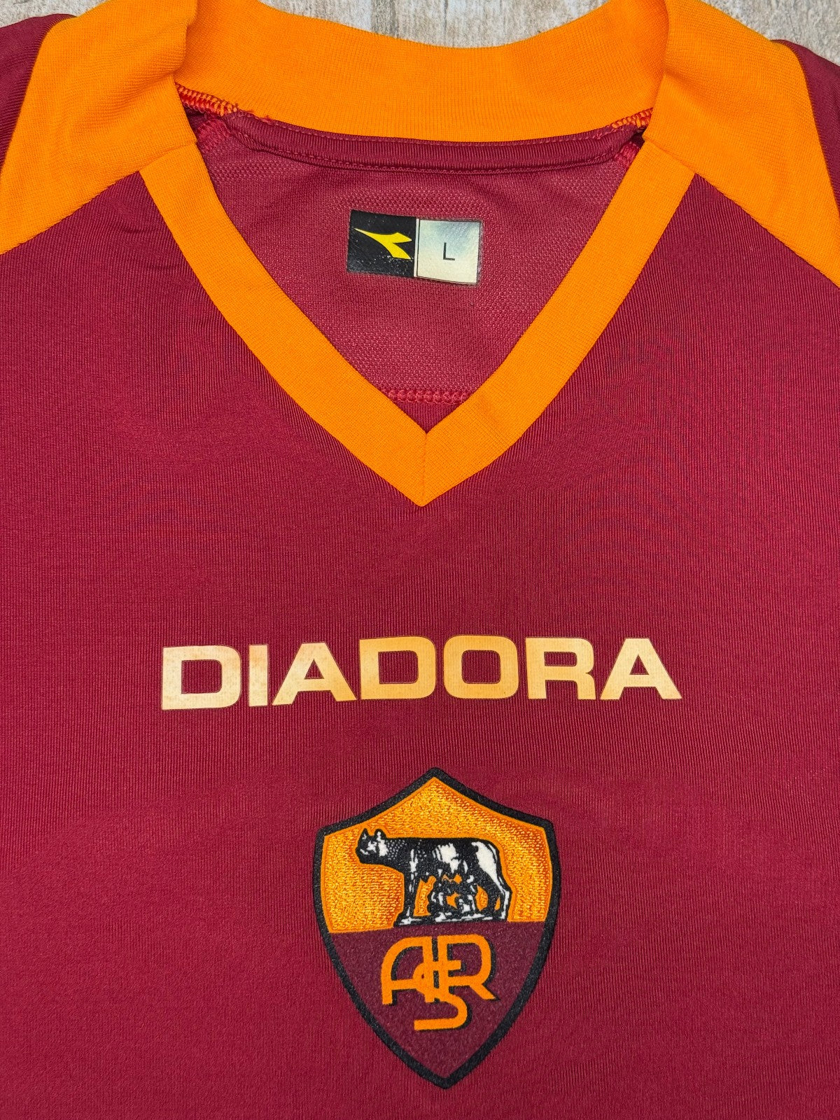 maglia roma Totti 2006 2007 Diadora Prodotto Ufficiale Serie A Large