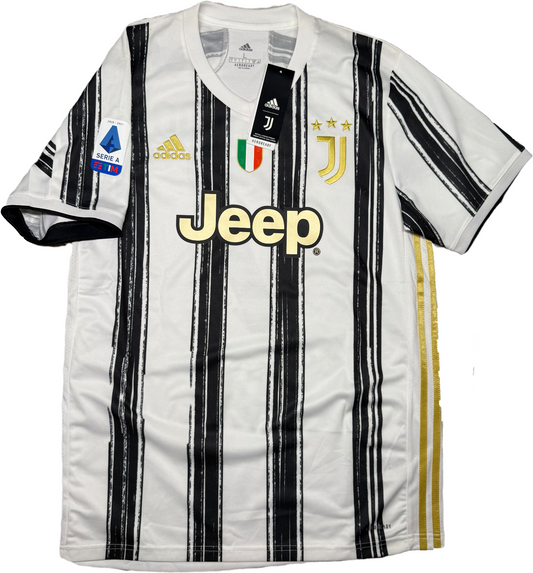 maglia calcio Juventus RONALDO Serie A 2020 2021 Adidas UFFICIALE home Jeep