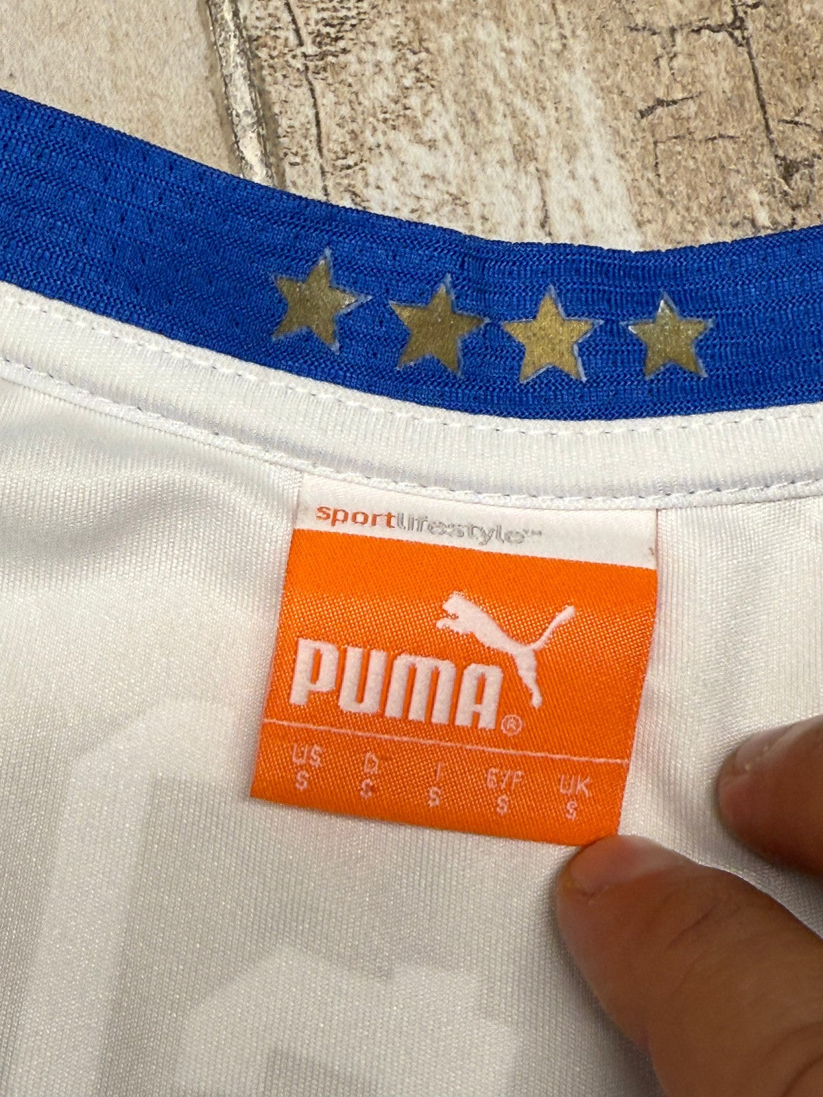 maglia calcio vintage Italia PIRLO EURO 2012 Brasil home PUMA S