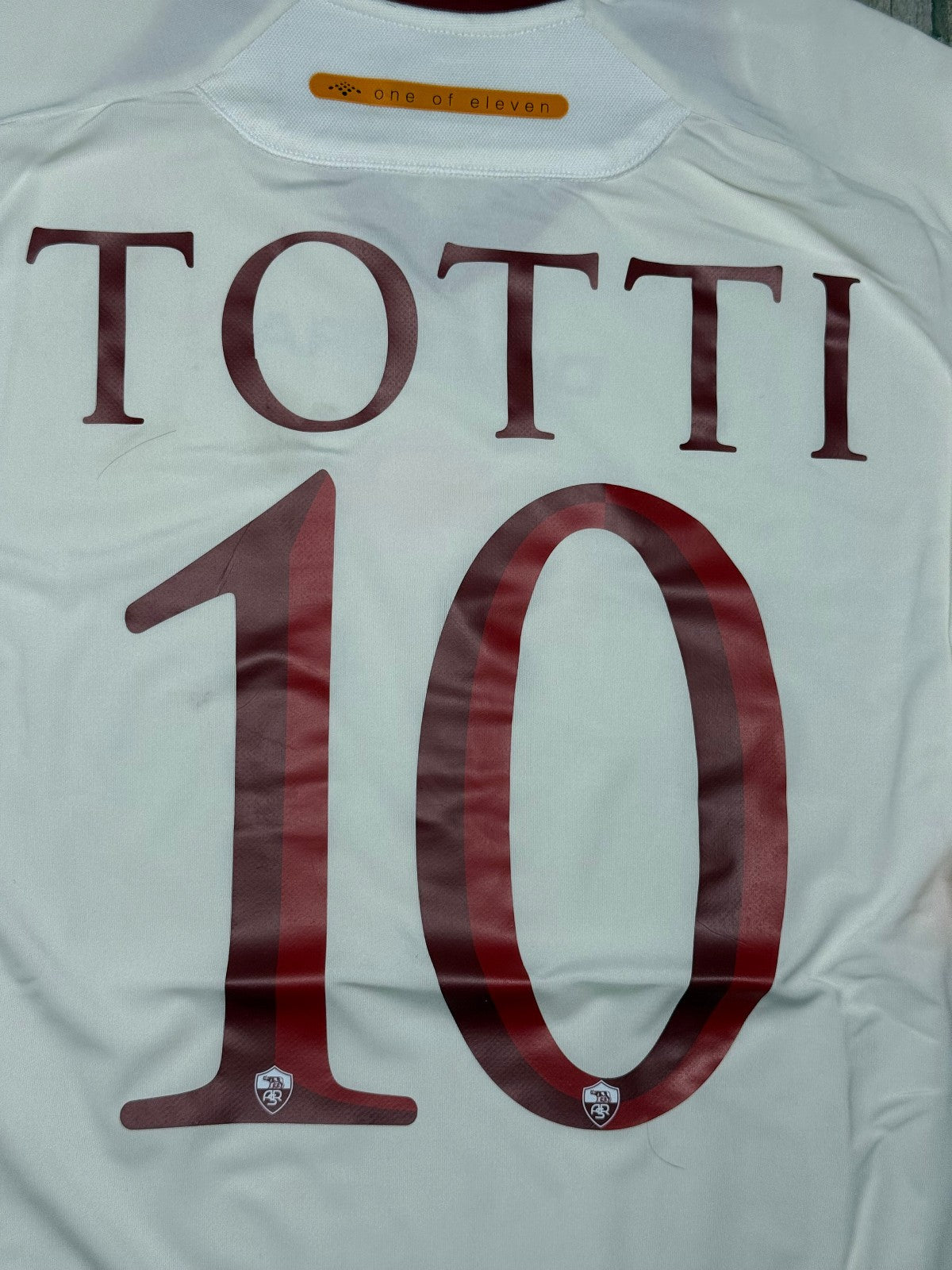 maglia calcio vintage roma Totti 2006 2007 Diadora Prodotto Ufficiale away XL