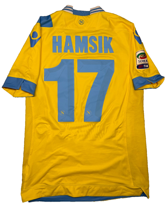 maglia calcio vintage Napoli HAMSIK away 2013 2014 shirt Jersey Macron L Lete