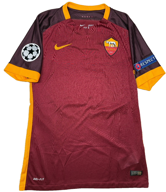 maglia calcio vintage AS Roma TOTTI Nike 2015 2016 Uefa UCL PRO VERSION VAPOR M